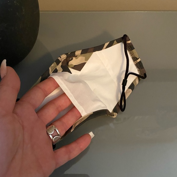 Camo Face Mask with Built In Filter and Nose Bar - Picture 5 of 16